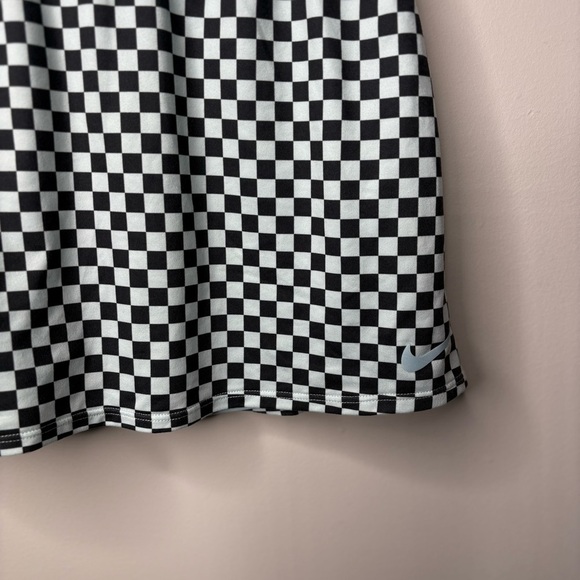 Nike Court Dri Fit Checkered Skirt Skort 2 in 1 Shorts Mini Active - Picture 2 of 6